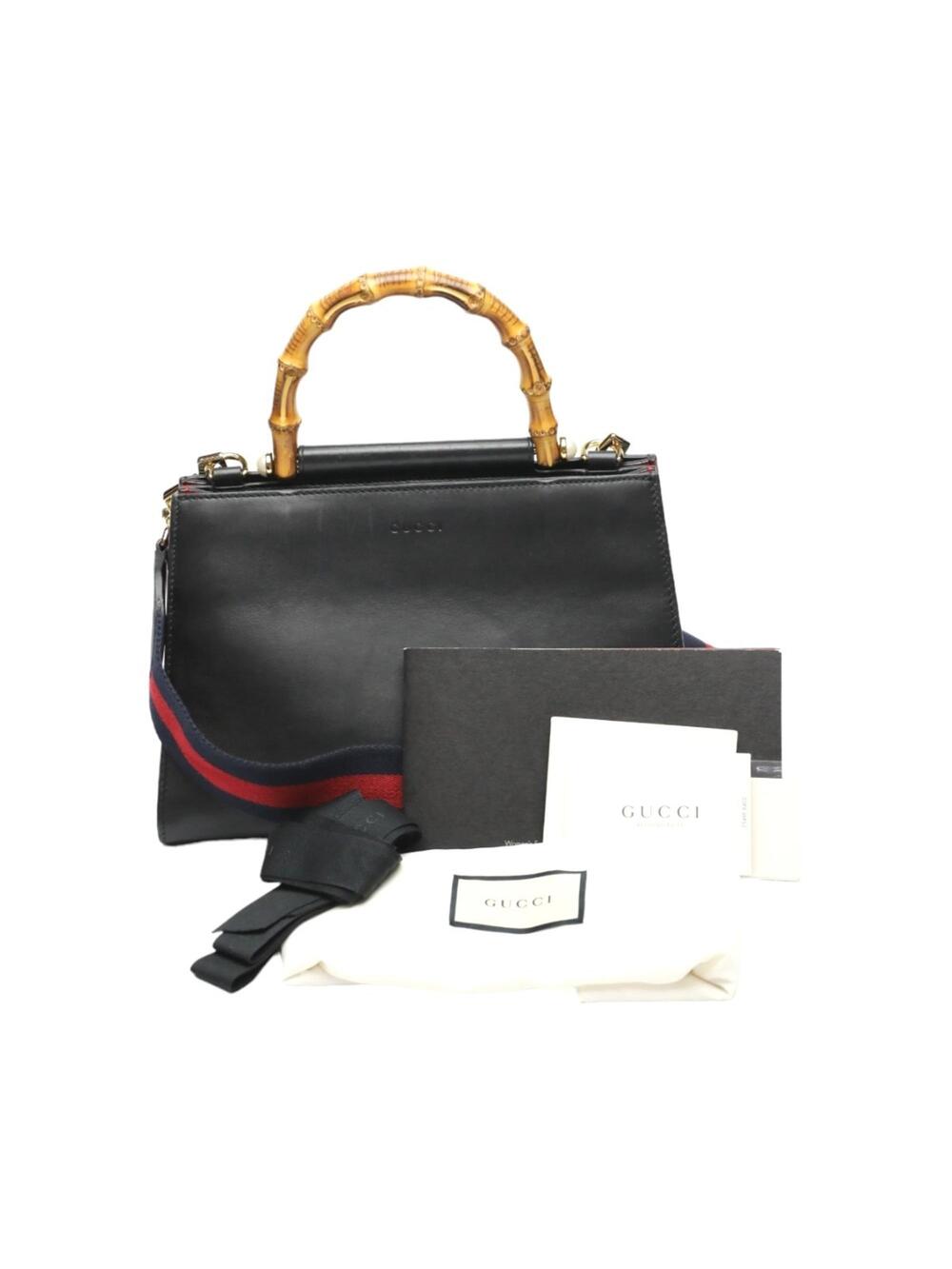 Gucci Nymphaea Top Handle Bag Leather #366937G93B